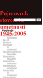 Mobile Screenshot of pojmovnik.si
